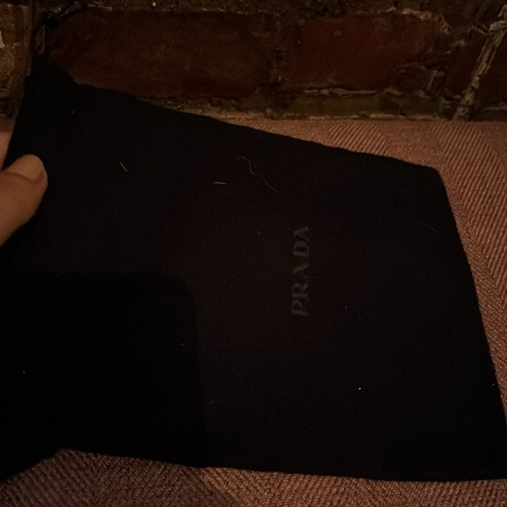 💙 New Prada Elastic Belt with metallic logo navy with the box - Picture 9 of 9